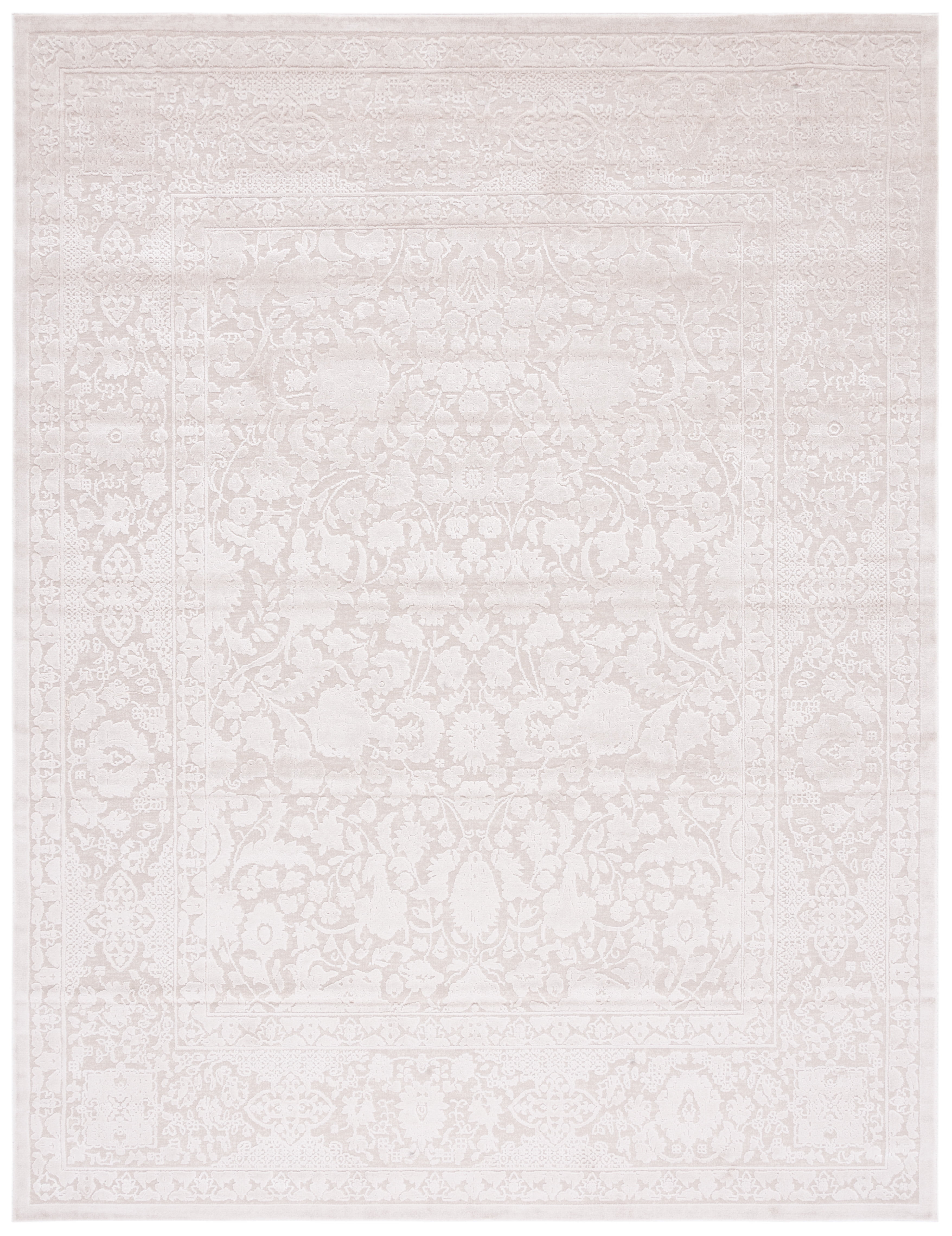 SAFAVIEH Reflection Alayna Traditional Area Rug, Beige/Cream, 10' x 14'