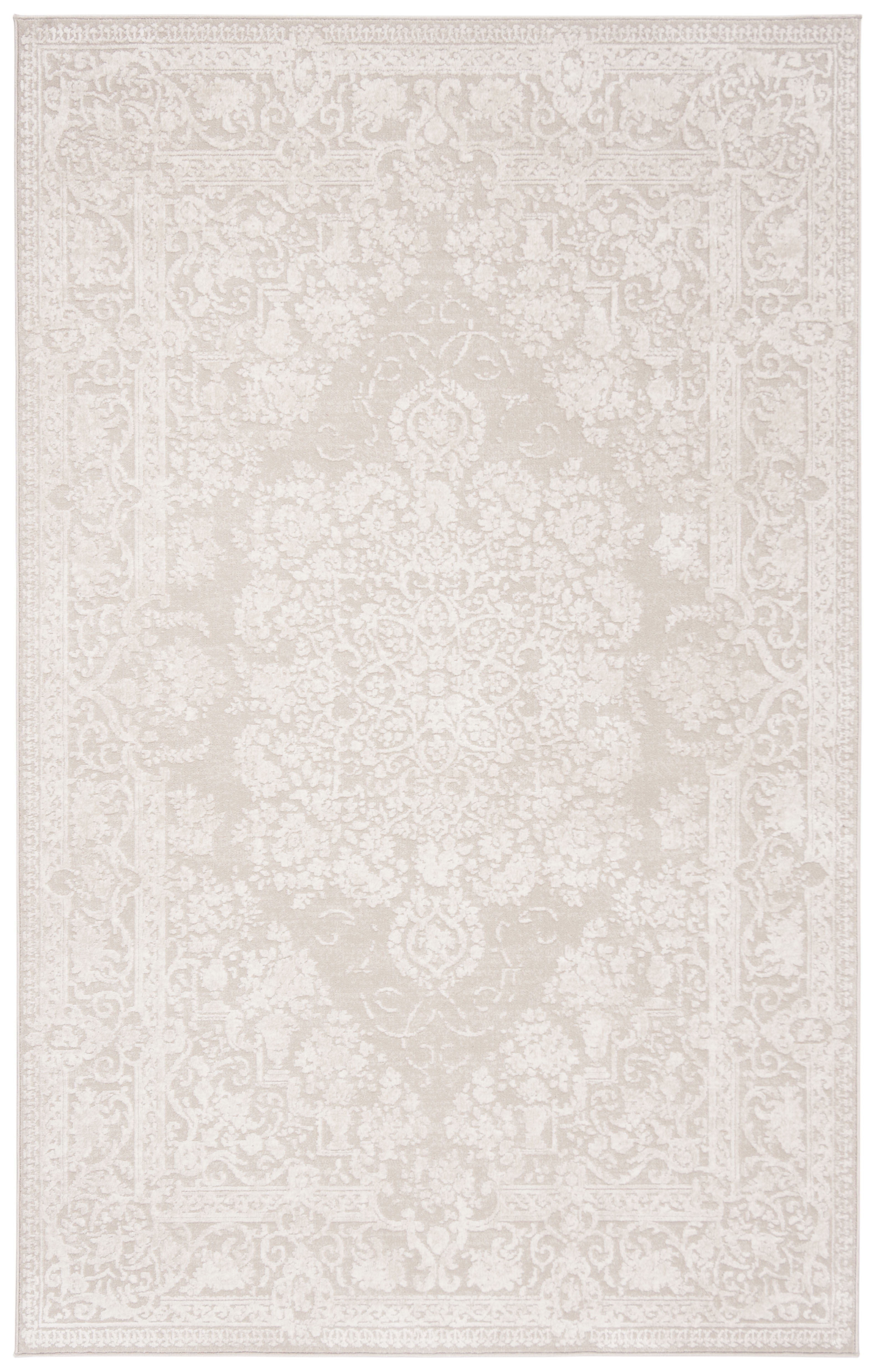 SAFAVIEH Reflection Sophia Traditional Area Rug, Cream/Ivory, 11' x 15'