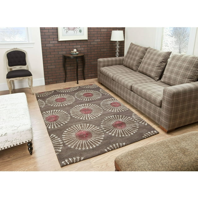 Soho SOH821 Hand Tufted Area Rug - Coffee/Brown - 5'x8' - Safavieh.
