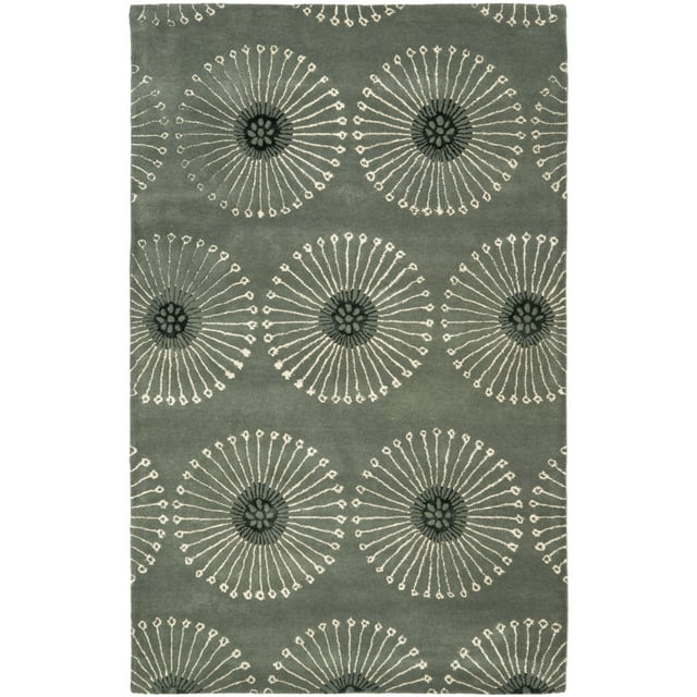 Soho SOH821 Hand Tufted Indoor Accent Rug - Grey/Ivory - 3'6"x5'6" - Safavieh.