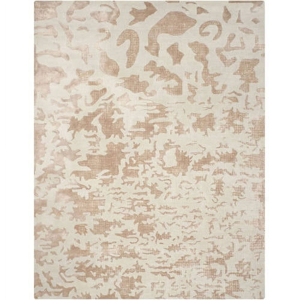SAFAVIEH Soho Albus Abstract Wool Area Rug, Ivory, 7'6" x 9'6"