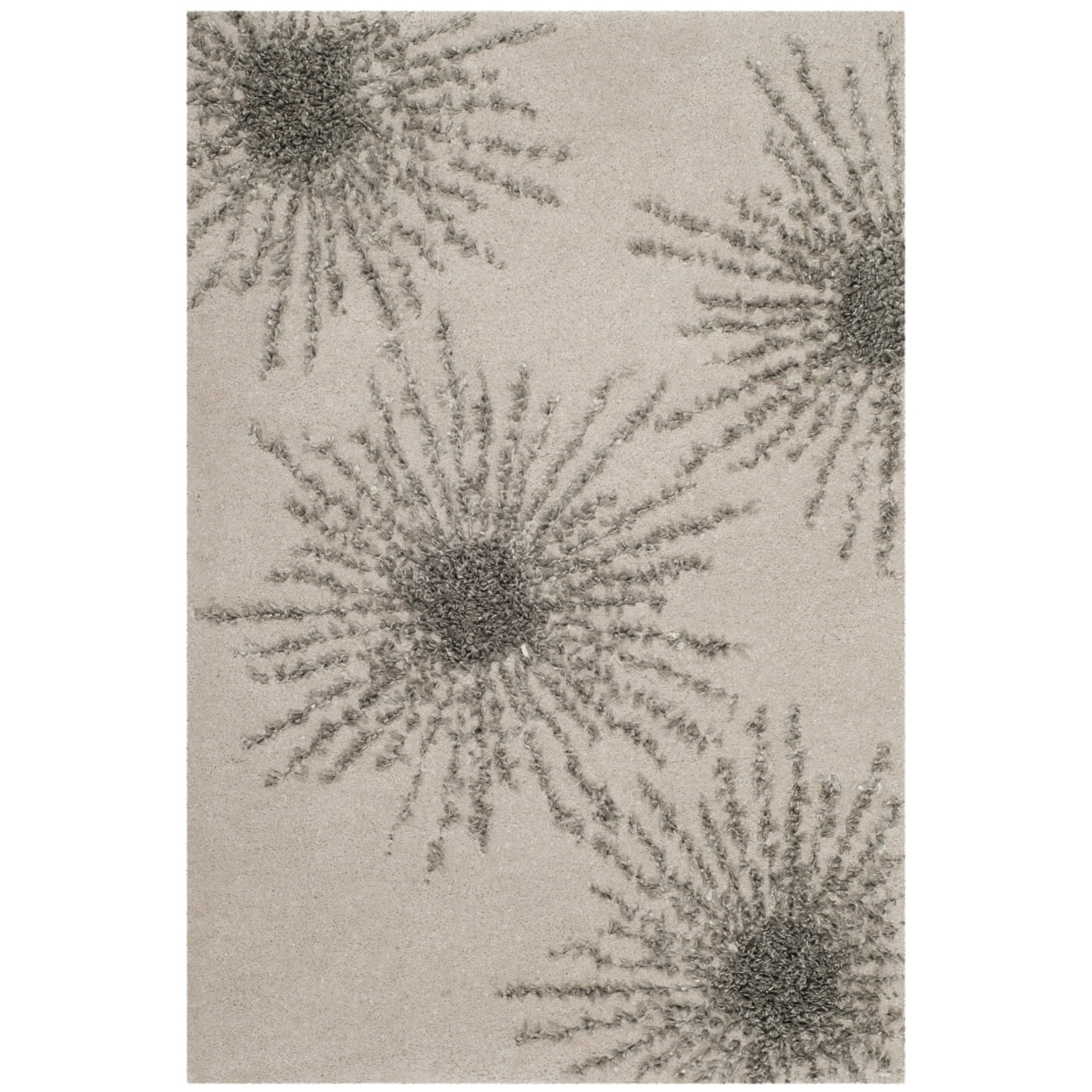 Soho SOH712 Hand Tufted Indoor Accent Rug - Ivory/Silver - 2'x3' - Safavieh.