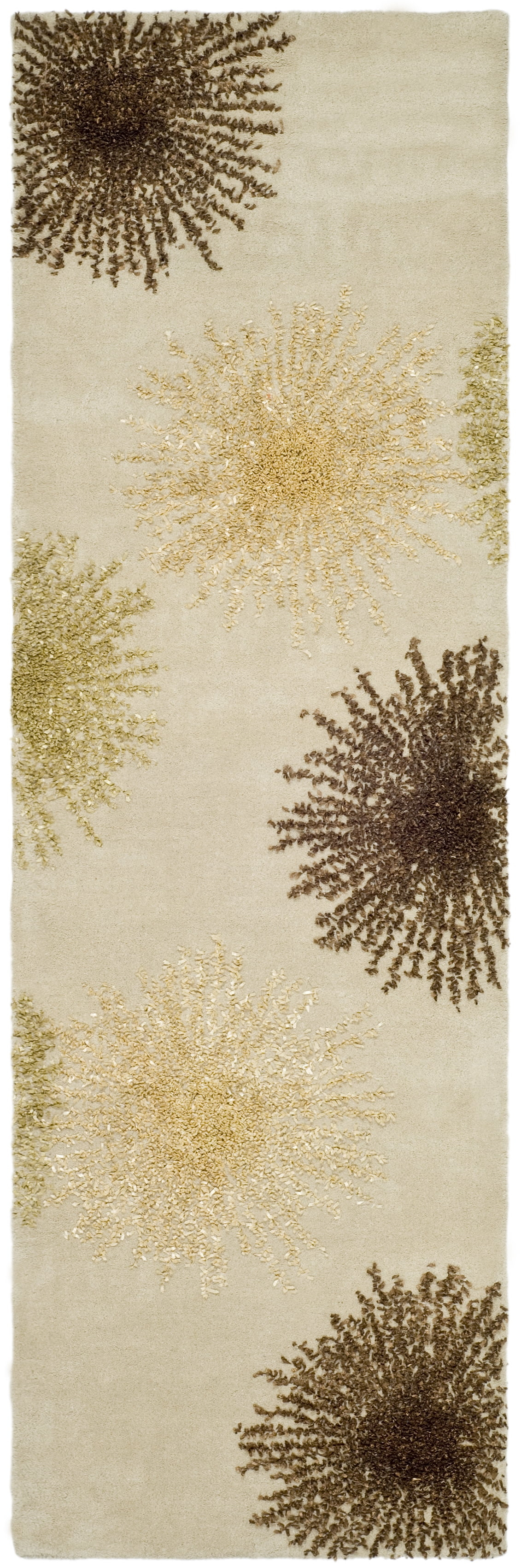 SAFAVIEH Soho Fiesta Geometric Runner Rug, Beige, 2'6" x 14'