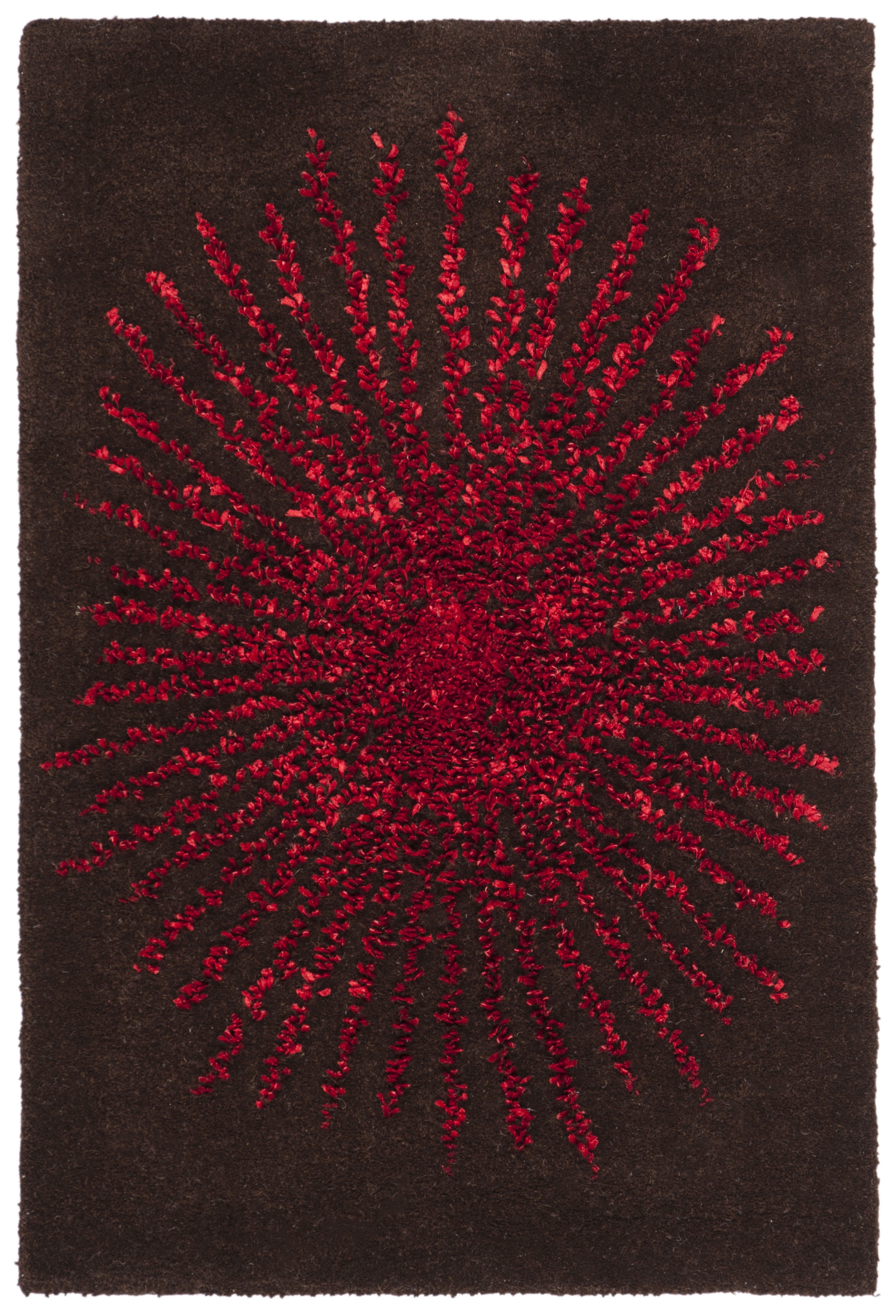 Soho SOH712 Hand Tufted Indoor Accent Rug - Brown/Multi - 2'6"x4' - Safavieh.