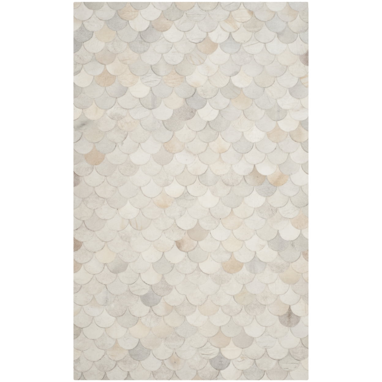 Studio Leather STL311 Hand Woven Area Rug - Ivory/Grey - 8'x10' - Safavieh.