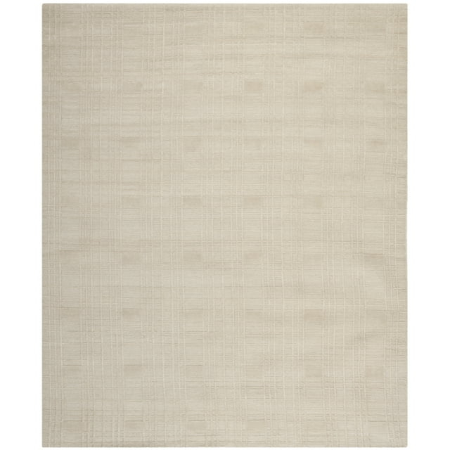 SAFAVIEH Tibetan Abagail Geometric Wool Area Rug, Ivory, 4' x 6'