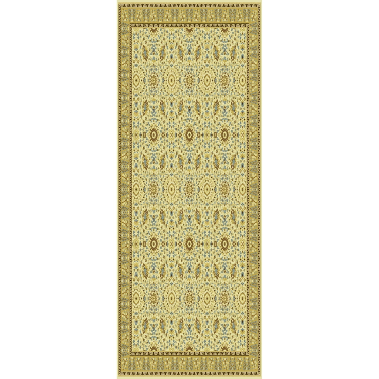 SAFAVIEH Treasures TRE215-1222 Ivory / Caramel Rug