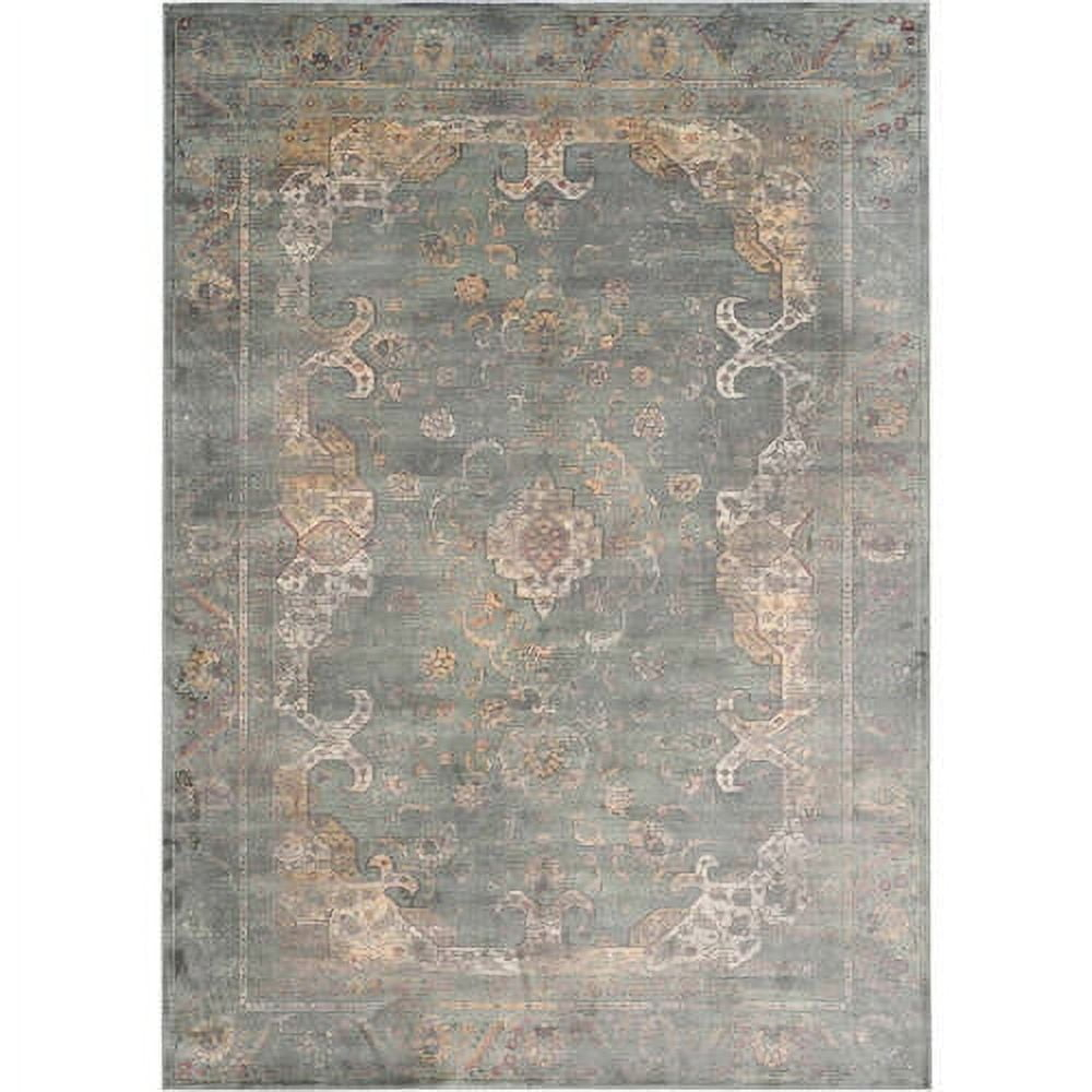 SAFAVIEH Vintage Cennetig Traditional Area Rug, Grey/Multi, 9' x 12'