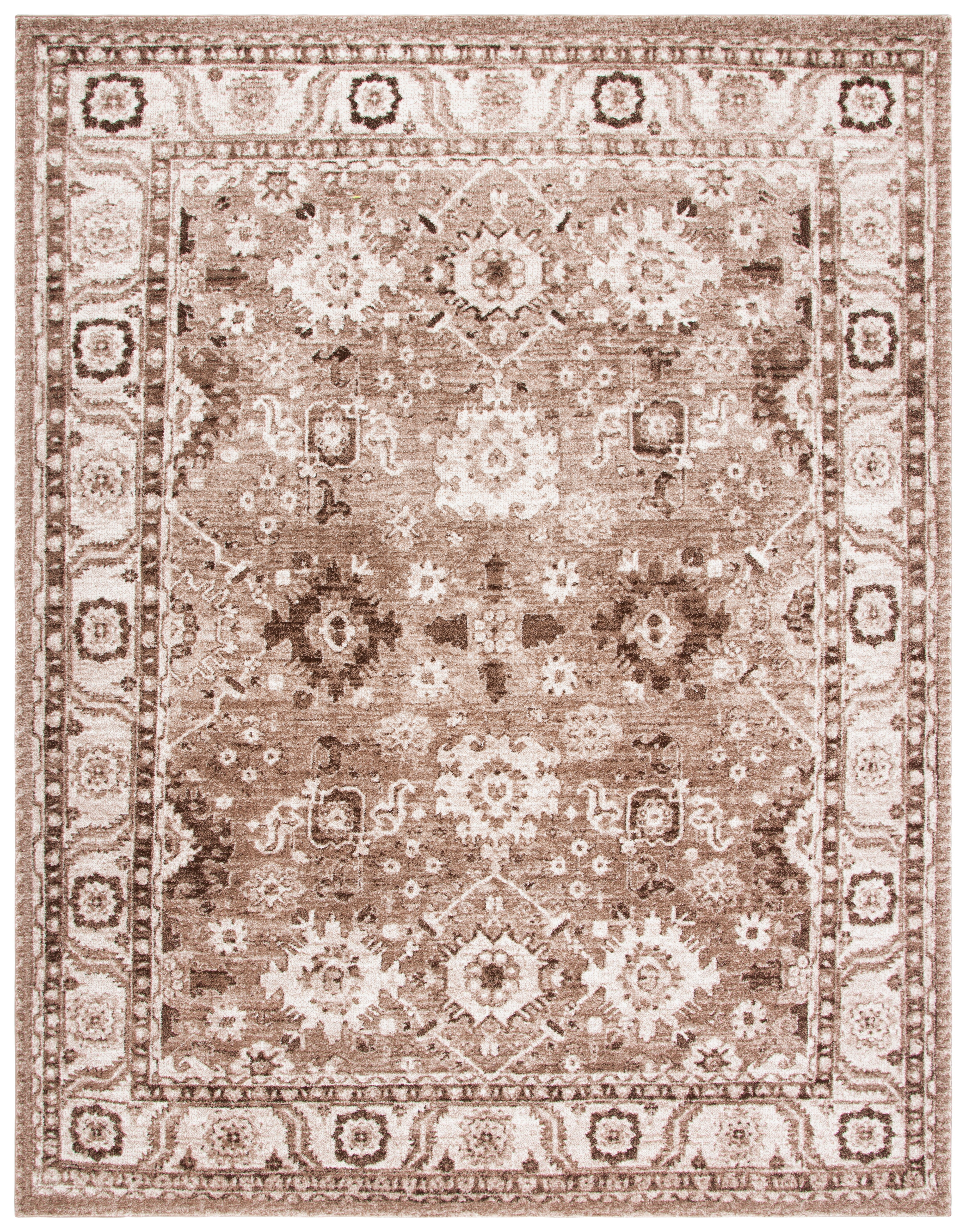 SAFAVIEH Vintage Hamadan Pema Oriental Area Rug, Taupe, 12' x 18'