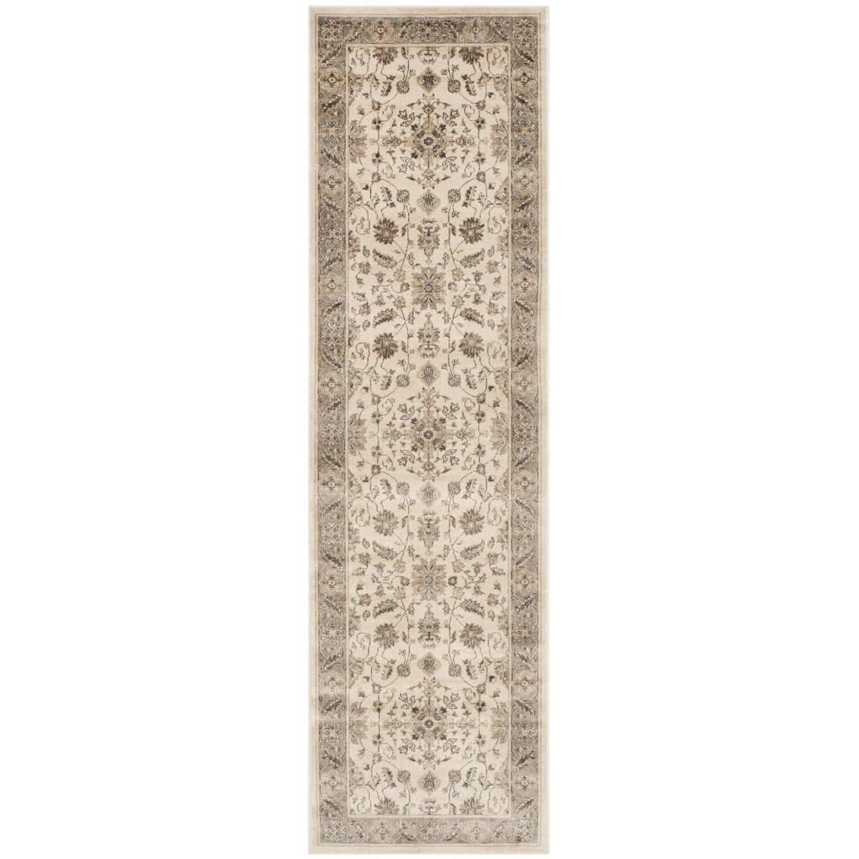 Vintage VTG168 Power Loomed Indoor Runner Rug - Stone/Mouse - 2'2"x10' - Safavieh.