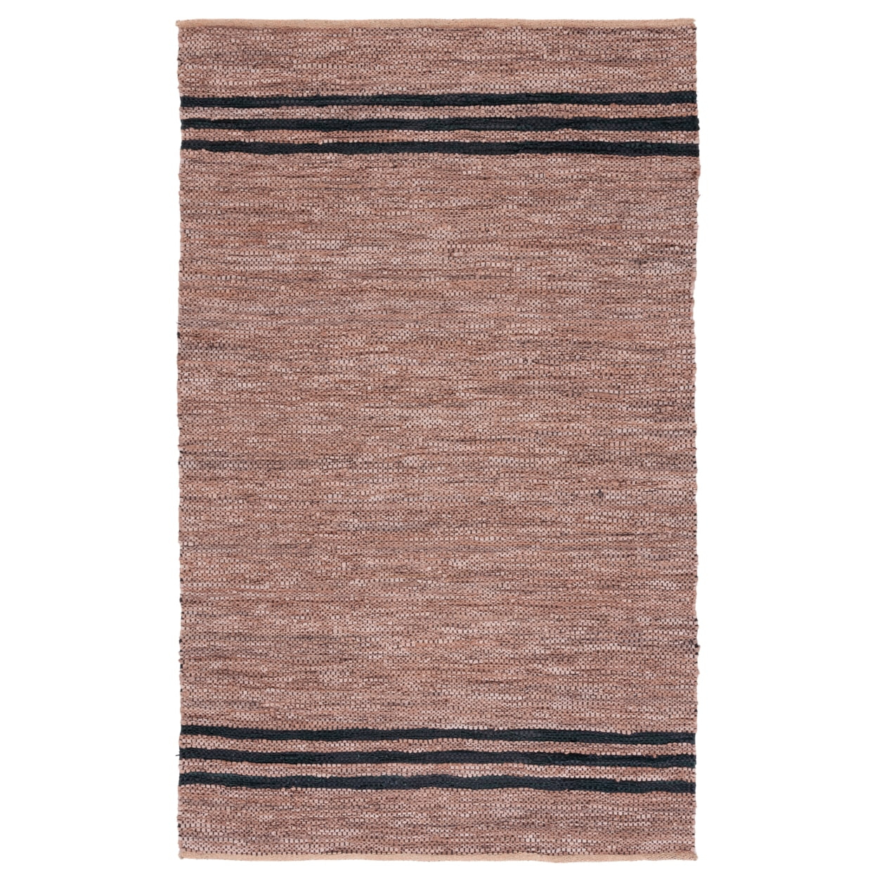 SAFAVIEH Vintage Leather VTL400T Brown / Black Rug