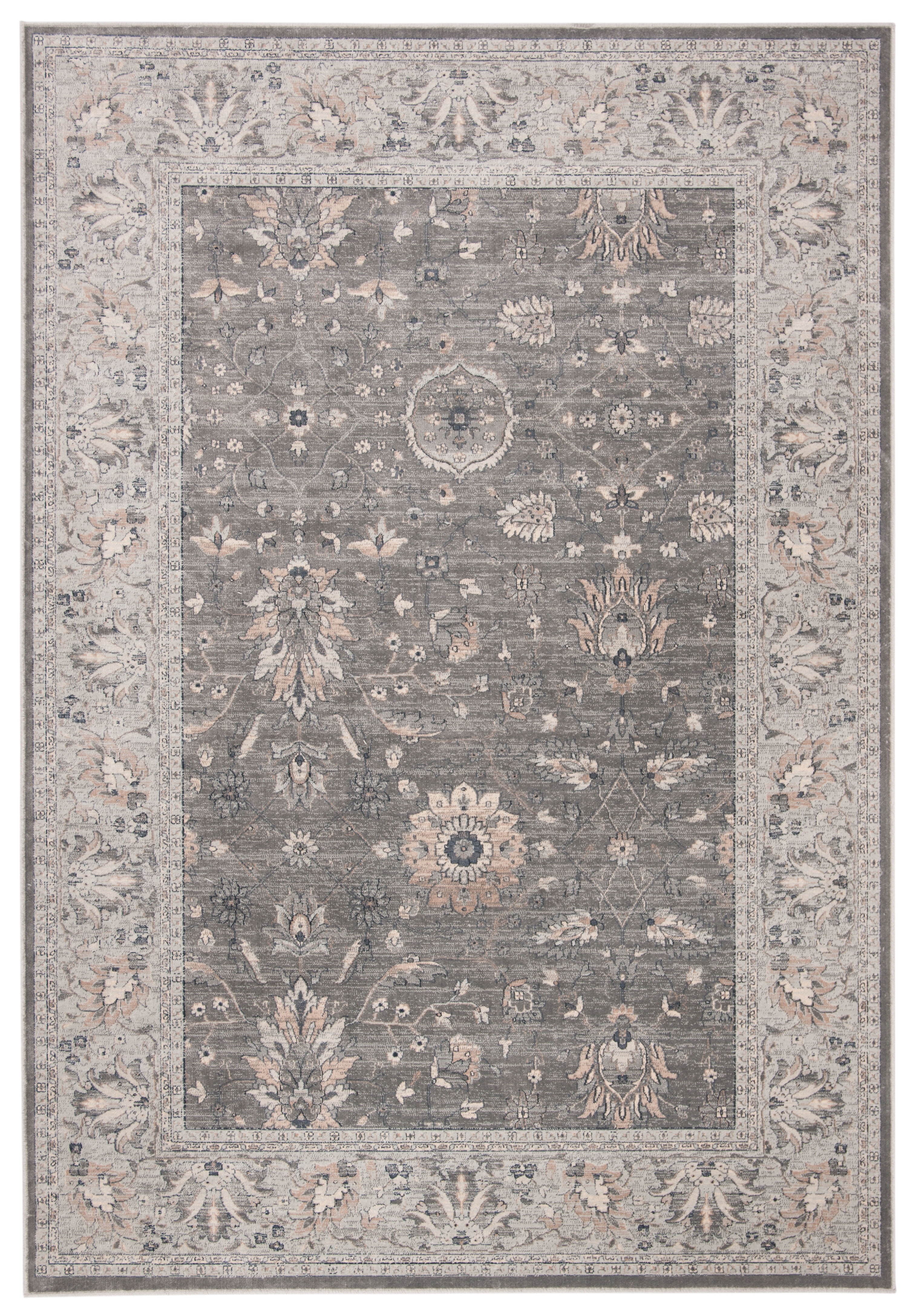 SAFAVIEH Vintage Hiren Oriental Area Rug, Grey/Beige, 5'3" x 7'6"