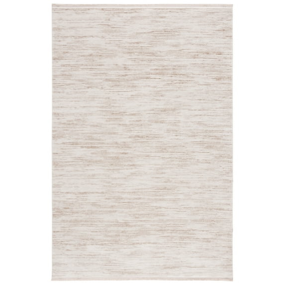 SAFAVIEH Whisper Zoe Solid Area Rug, Beige/Ivory, 6'7" x 6'7" Square