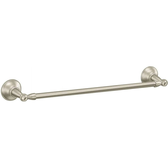 Moen Sage Brushed Nickel Towel Bar 24 in. L Brass