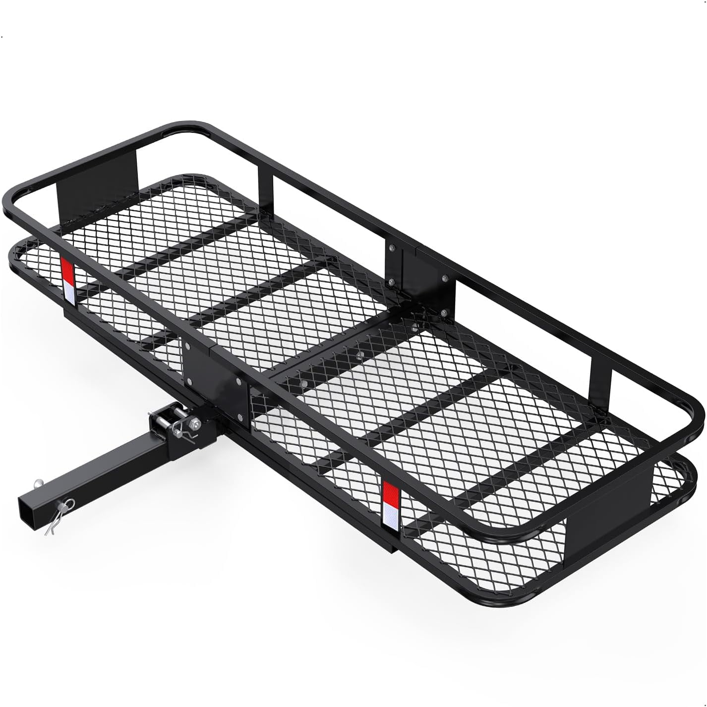 Black Steel Mesh Folding Cargo Carrier for Vans