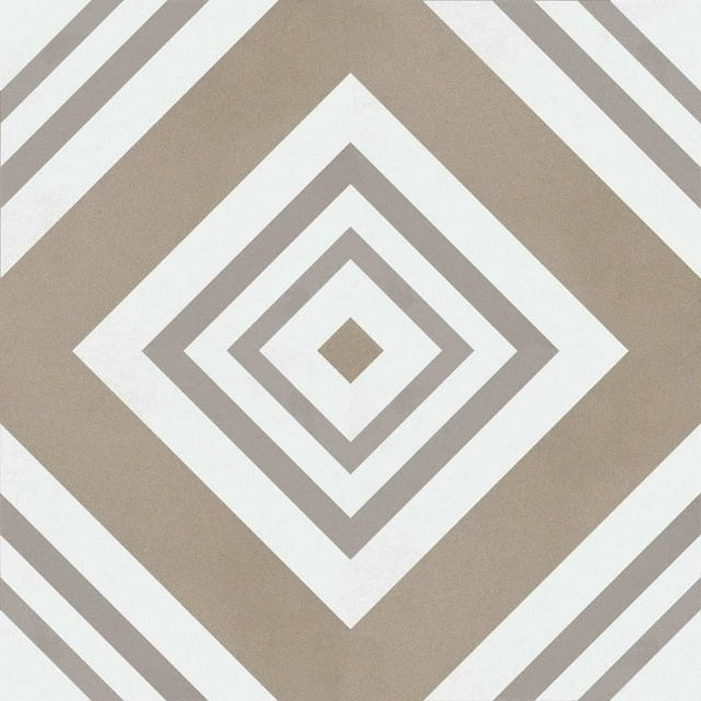 SAMPLE-Bliss 8" x 8" Porcelain Patterned Wall & Floor Tile