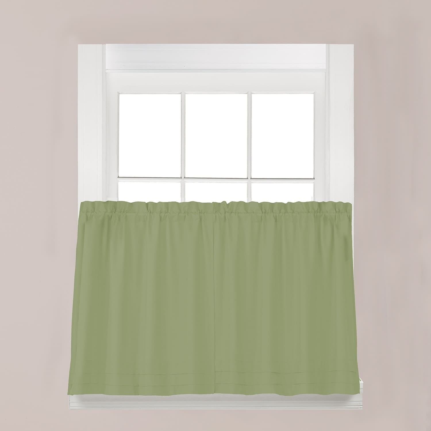 SATURDAY KNIGHT LTD Rod Pocket Light Filtering Valances, 57 in x 45 in 2 Panels