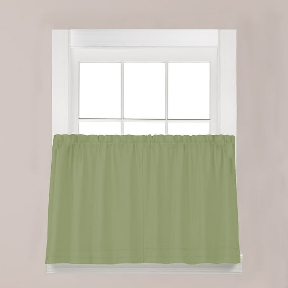 SATURDAY KNIGHT LTD Rod Pocket Light Filtering Valances, 57 in x 45 in 2 Panels