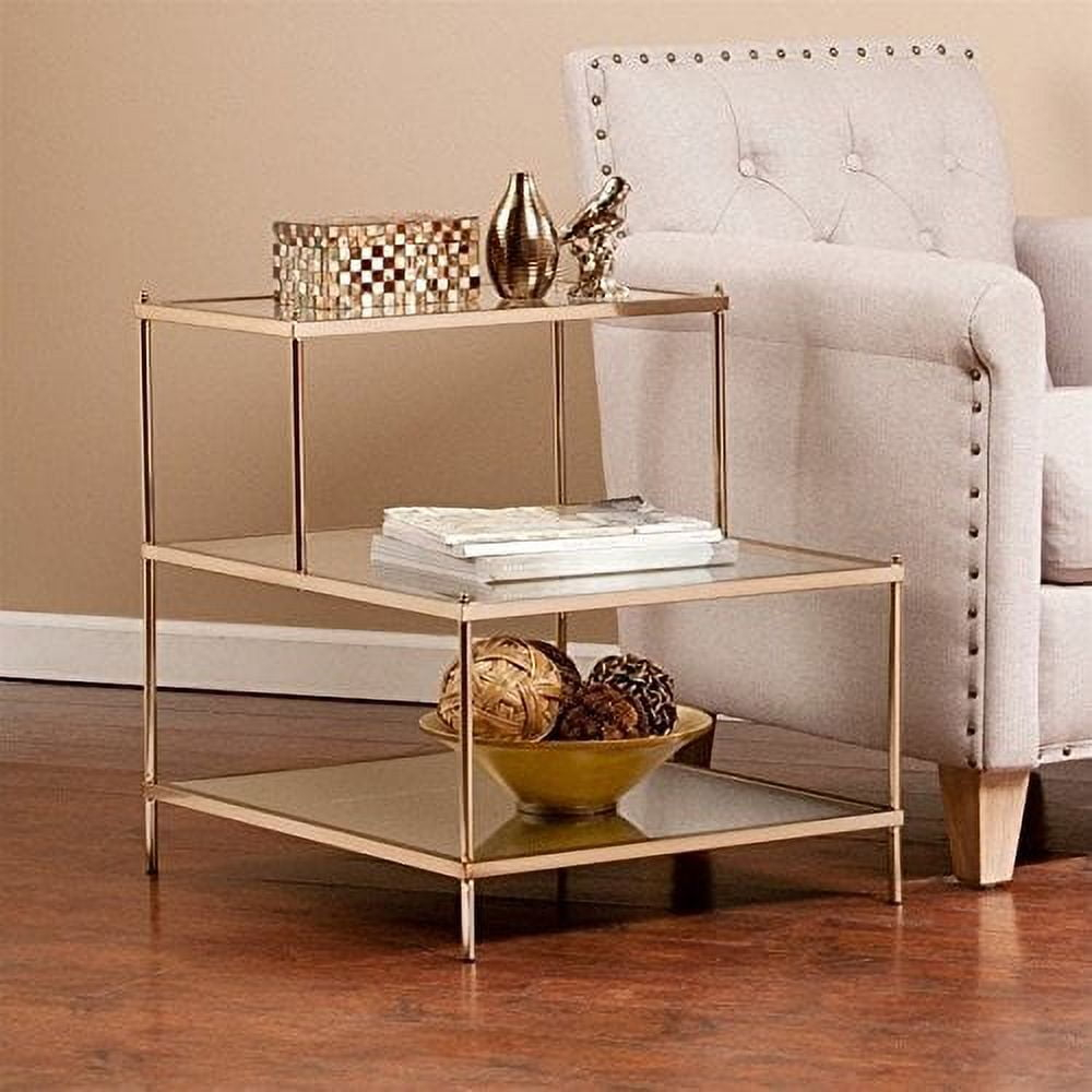 SEI Furniture Knox Accent Table - Copper 20.5 x 23.75 Freestanding Accent Tables
