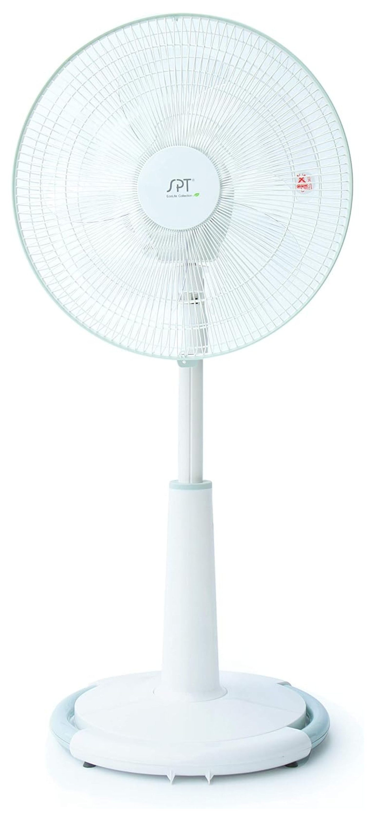 Sunpentown 16" Horizontal 8 Oscillating Standing Fan