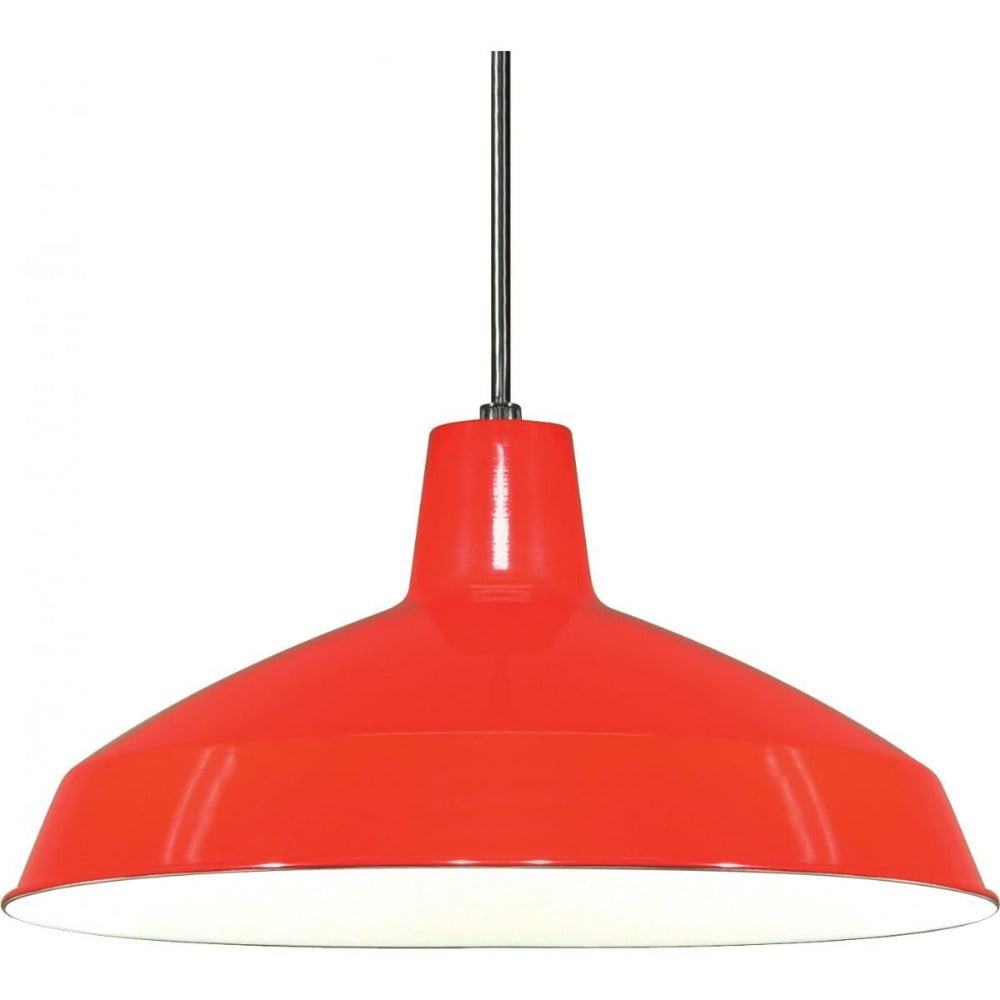 Transitional Brushed Nickel 16" Indoor/Outdoor Pendant Light