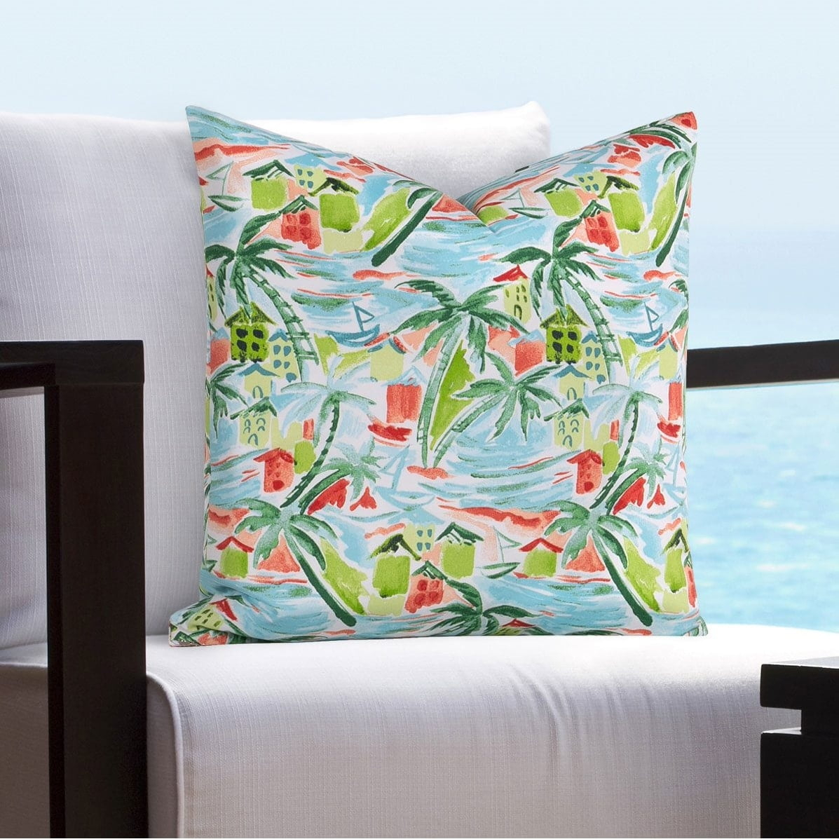 SIScovers  Guesthouse Solarium Indoor/Outdoor Throw Pillow 16 x 16