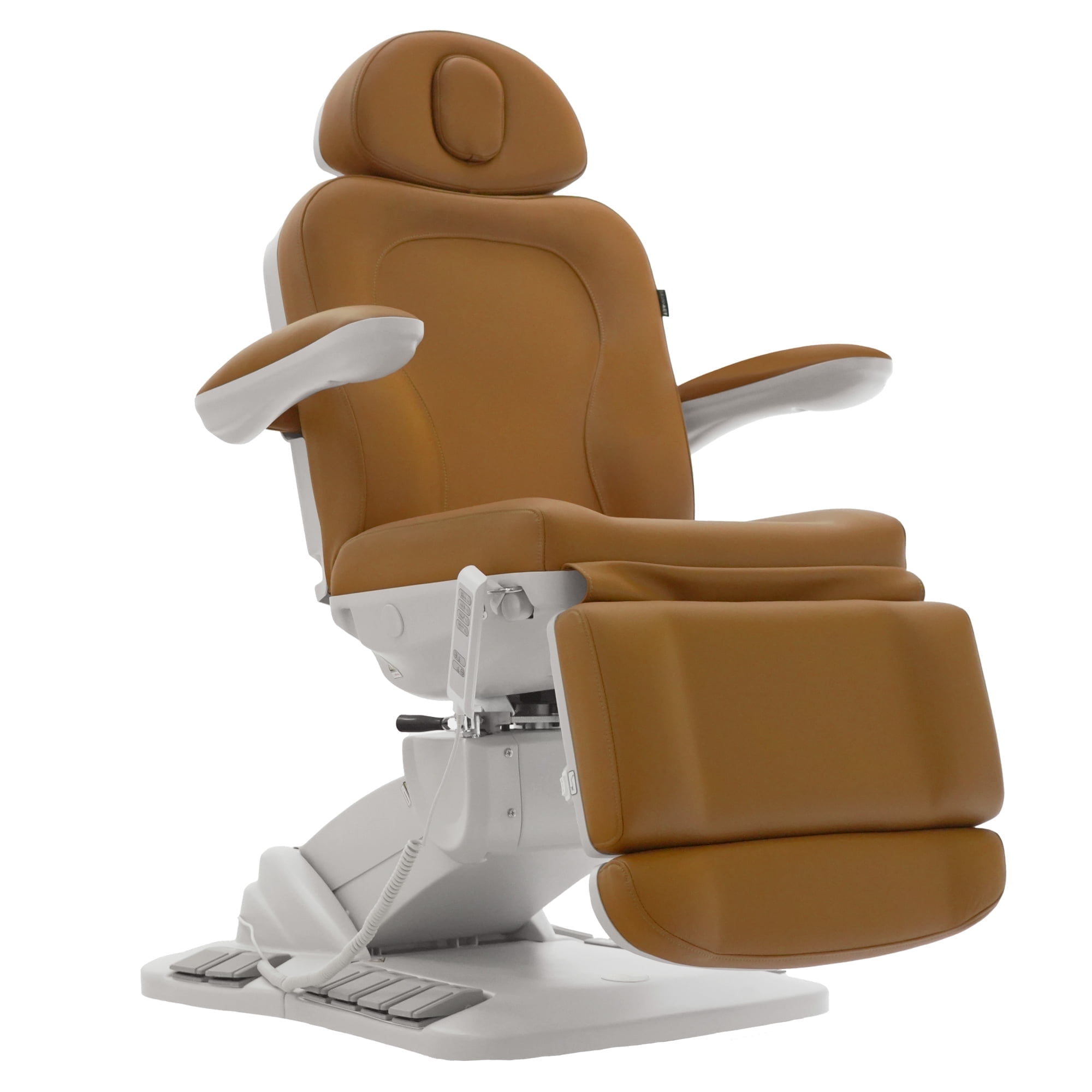 SKINACT Palma Electric Medical Spa Treatment Chair/Table (Camel Orange)