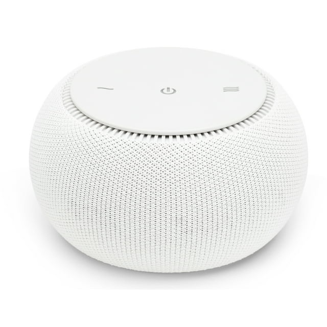 SNOOZ Pro - Smart White Noise Machine – Real Fan Inside, Non-Looping White Noise, Adjustable Tone & Volume – App-Based Remote Control, Sleep Timer, and Night Light - Cotton