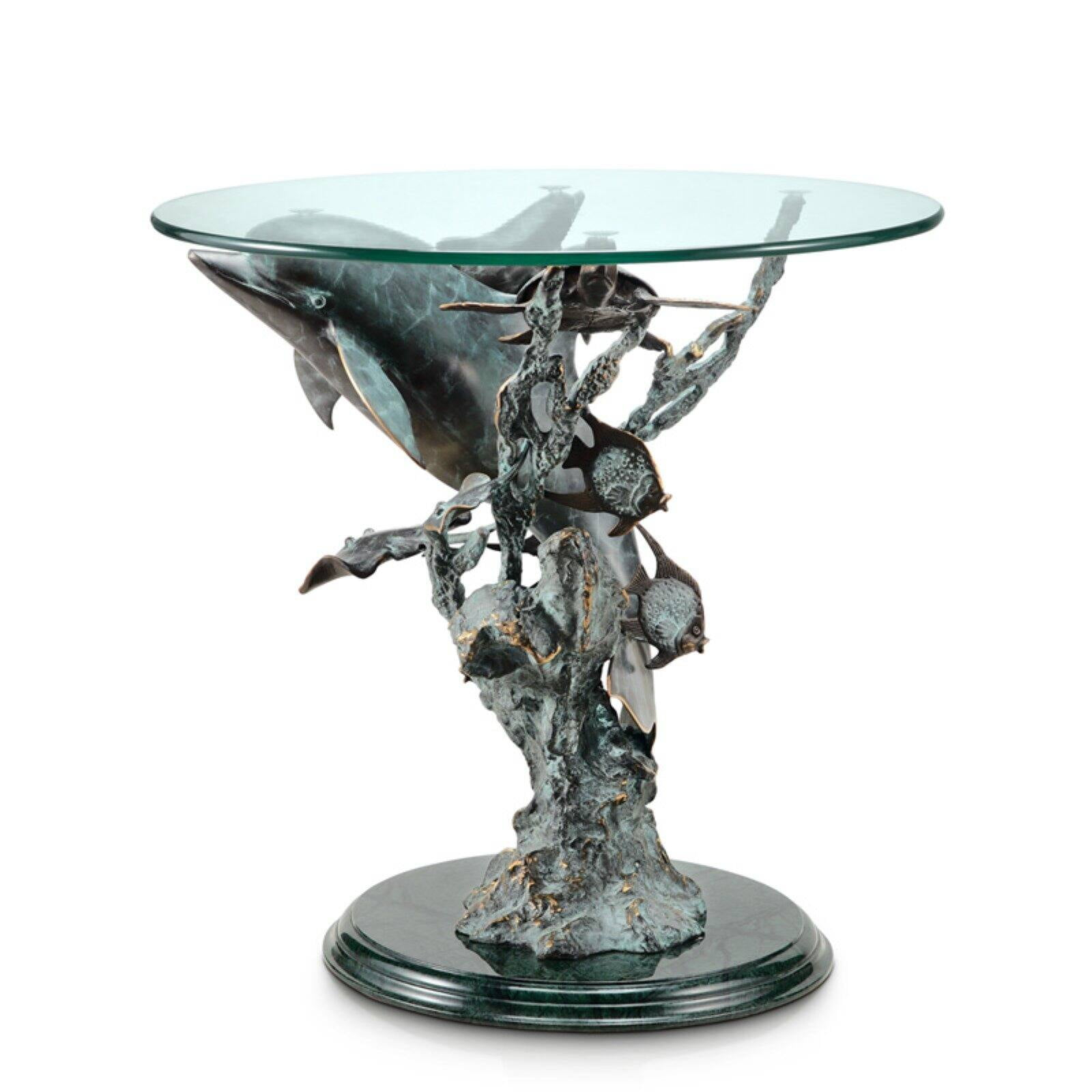 SPI Home 30307 Dolphin Seaworld End Table
