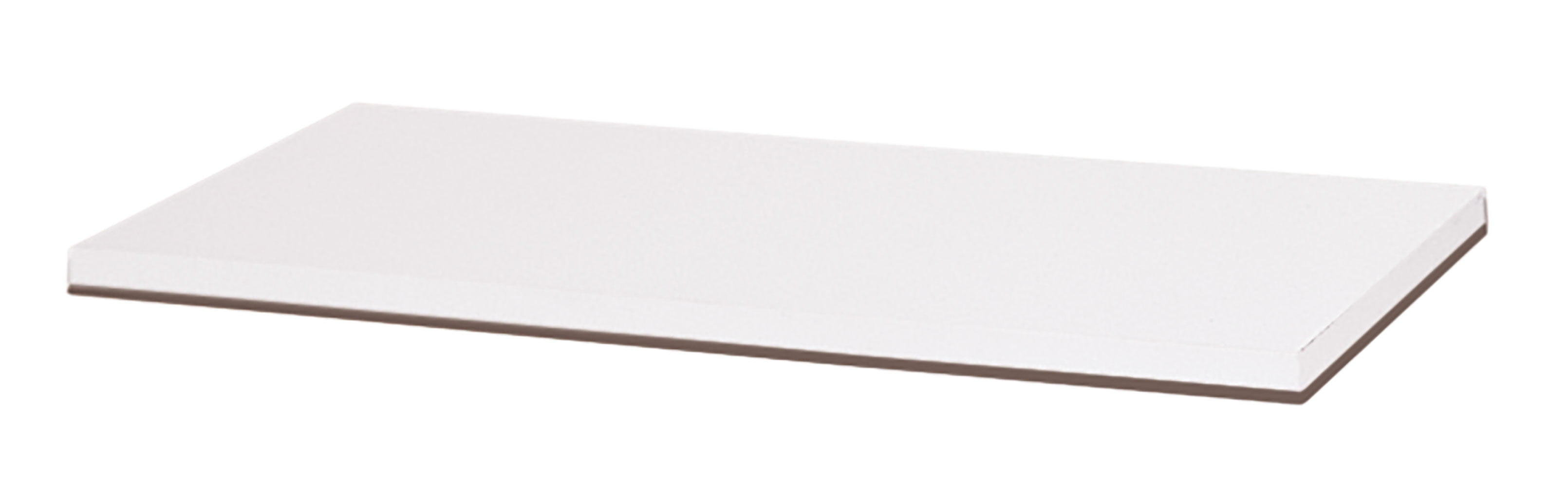 SSWBasics 48" x 12'' Laminated White Melamine Shelf