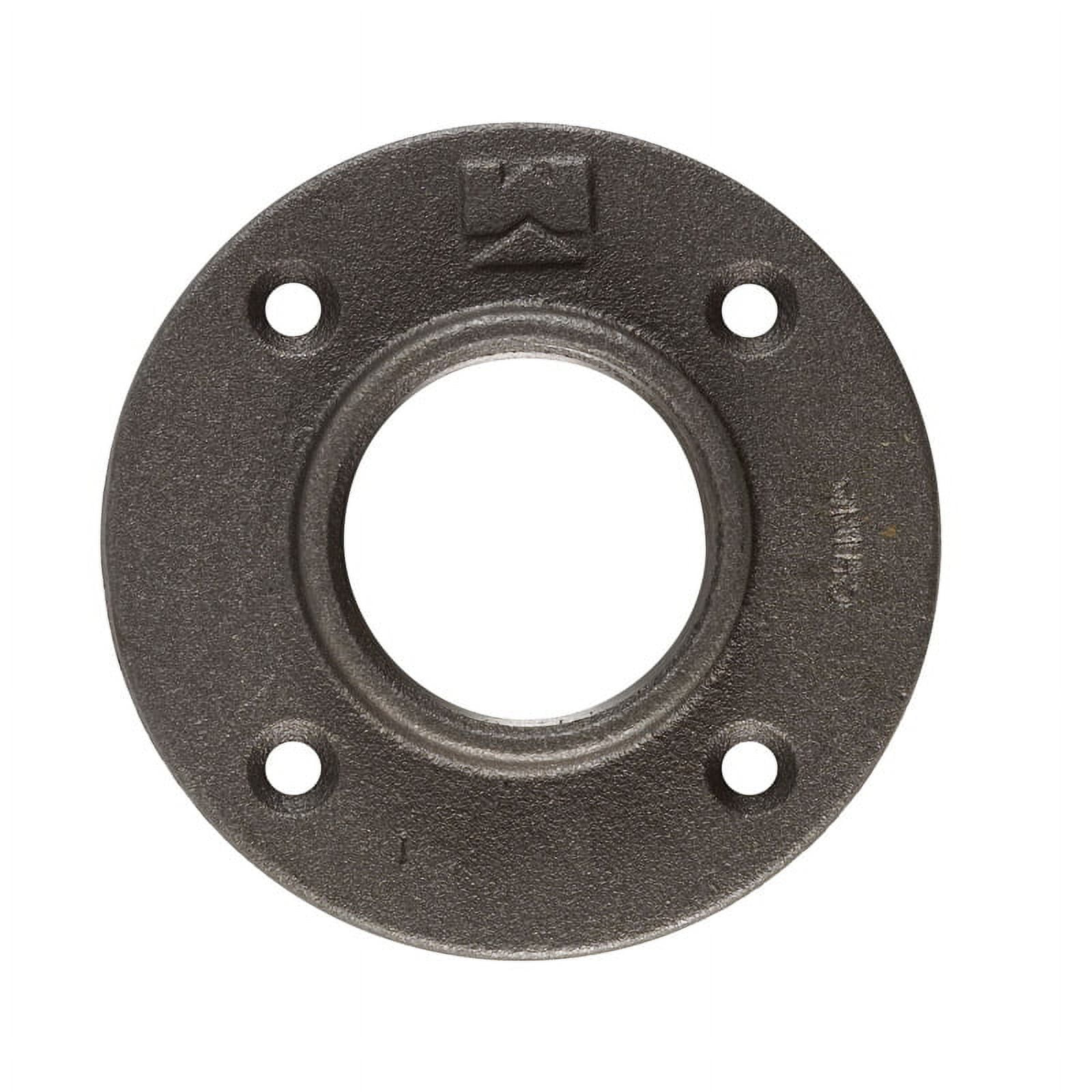 STZ Industries 3/8 in. FIP each Black Malleable Iron 2.75 in. L Floor Flange