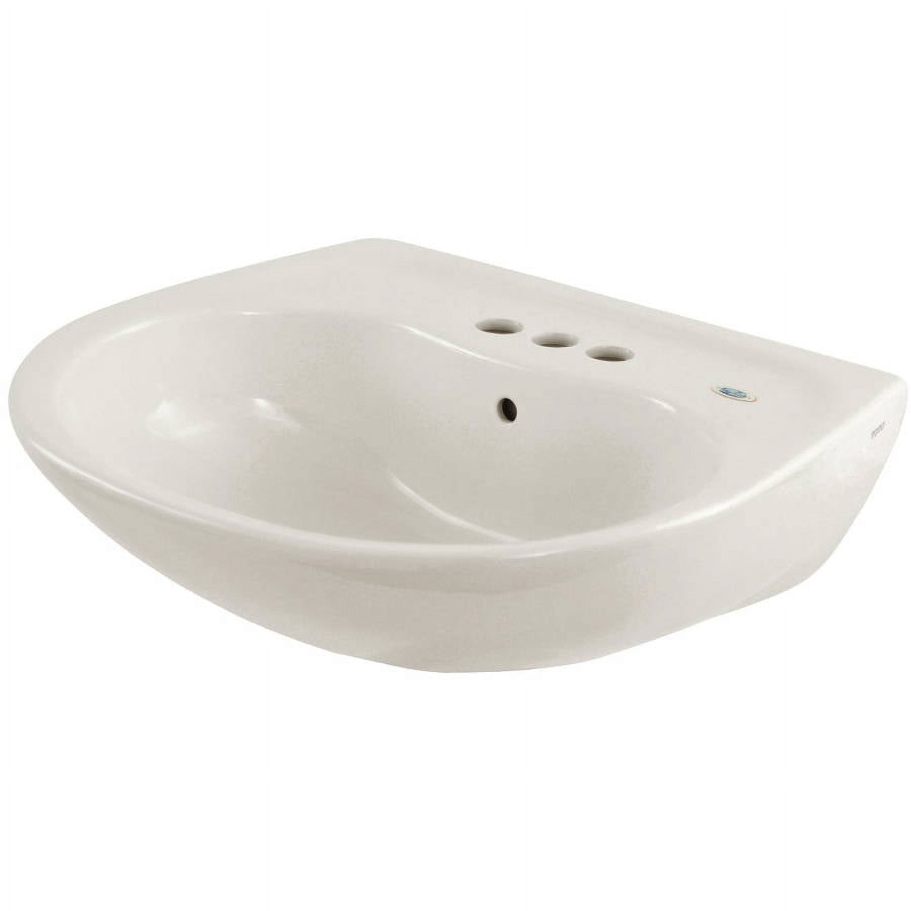 TOTO LT241.4G#01 Supreme 23" Pedestal Bathroom Sink with SanaGloss Glazing