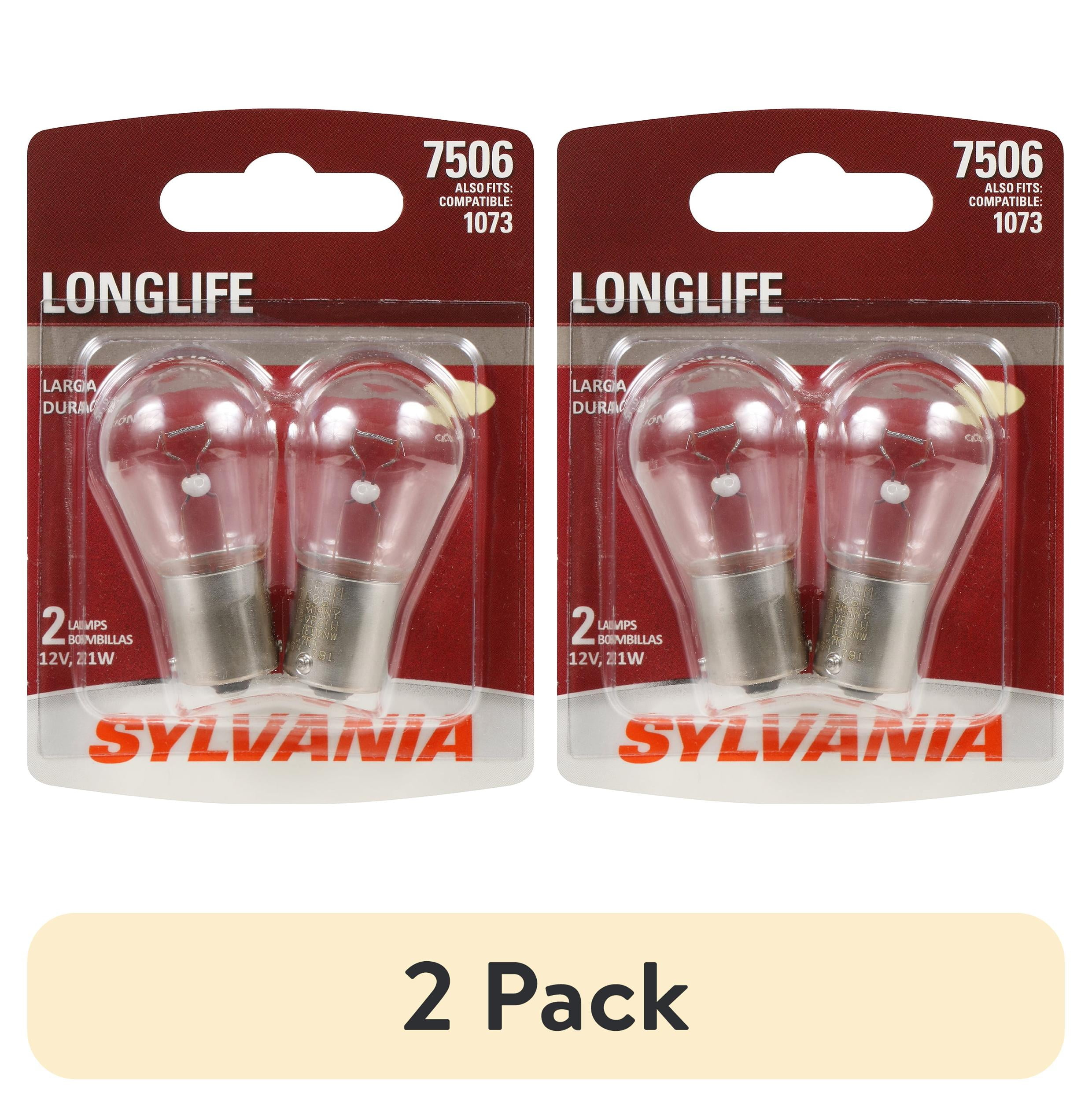 (2 pack) SYLVANIA 7506 Long Life Mini Bulb, 2 Pack