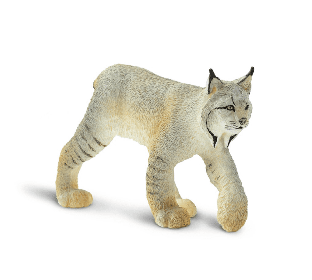 Safari Ltd. Lynx Figurine - Lifelike 3.5" Model Figure - Educational Toy for Boys, Girls, and Kids Ages 3+
