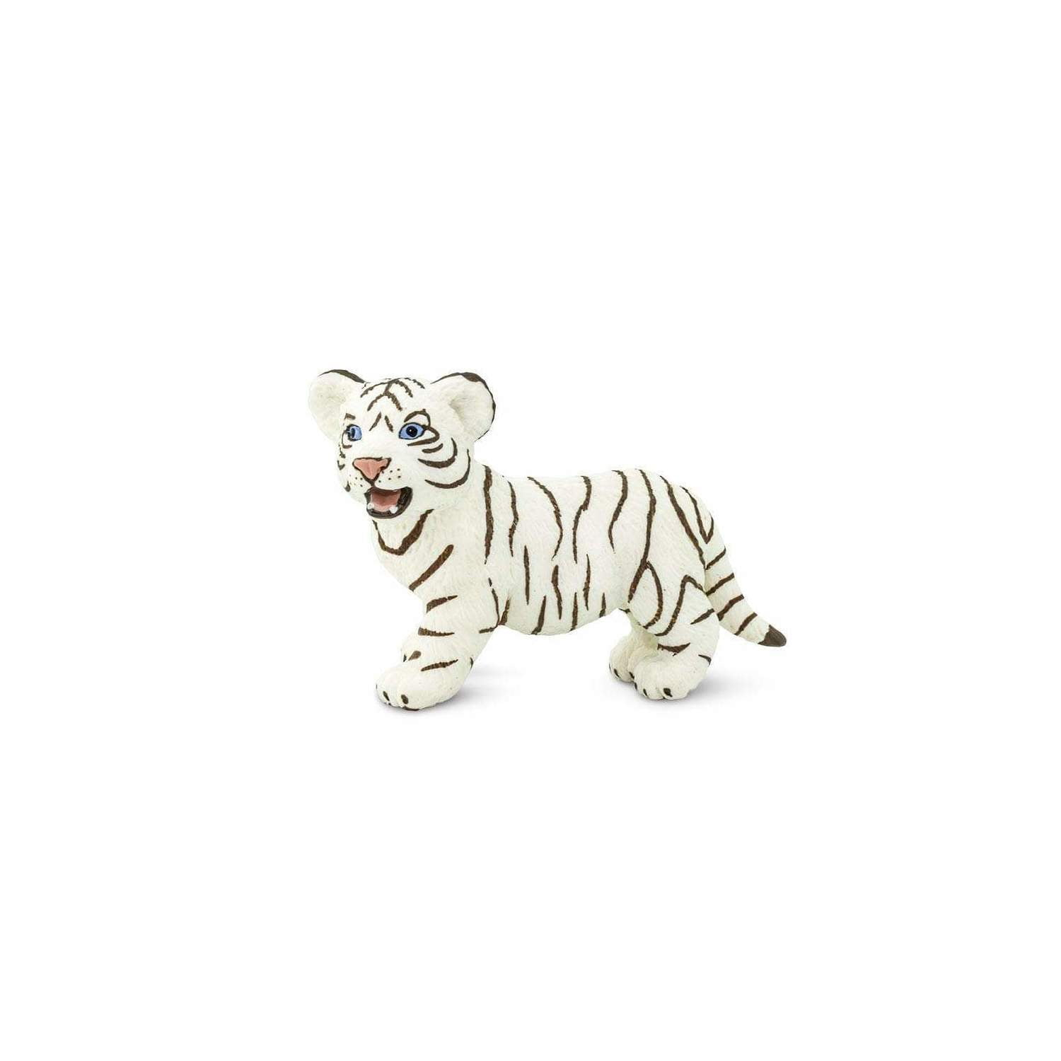 Safari Ltd. White Bengal Tiger Cub Figurine - Lifelike 3" Jungle Figure - Educational Toy for Boys, Girls, and Kids Ages 3+