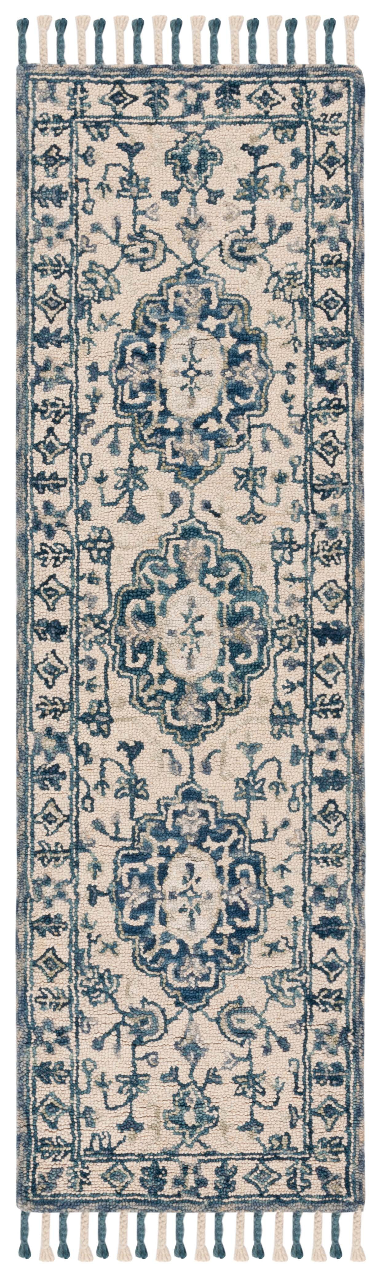 Safavieh Aspen 125 Rugs, Ivory / Blue, 2'-3" X 5', Accent