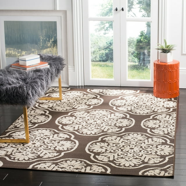 Safavieh Cottage Jarred Floral Medallion Indoor/Outdoor Area Rug