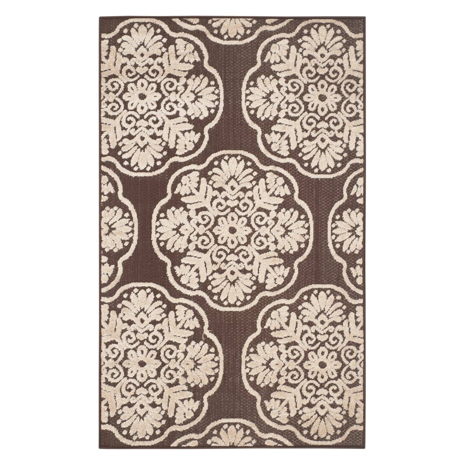 Safavieh Cottage Jarred Floral Medallion Indoor/Outdoor Area Rug