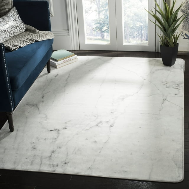 Daytona DAY122 Flat Weave Accent Rug - Ivory/Grey - 3'x5' - Safavieh.