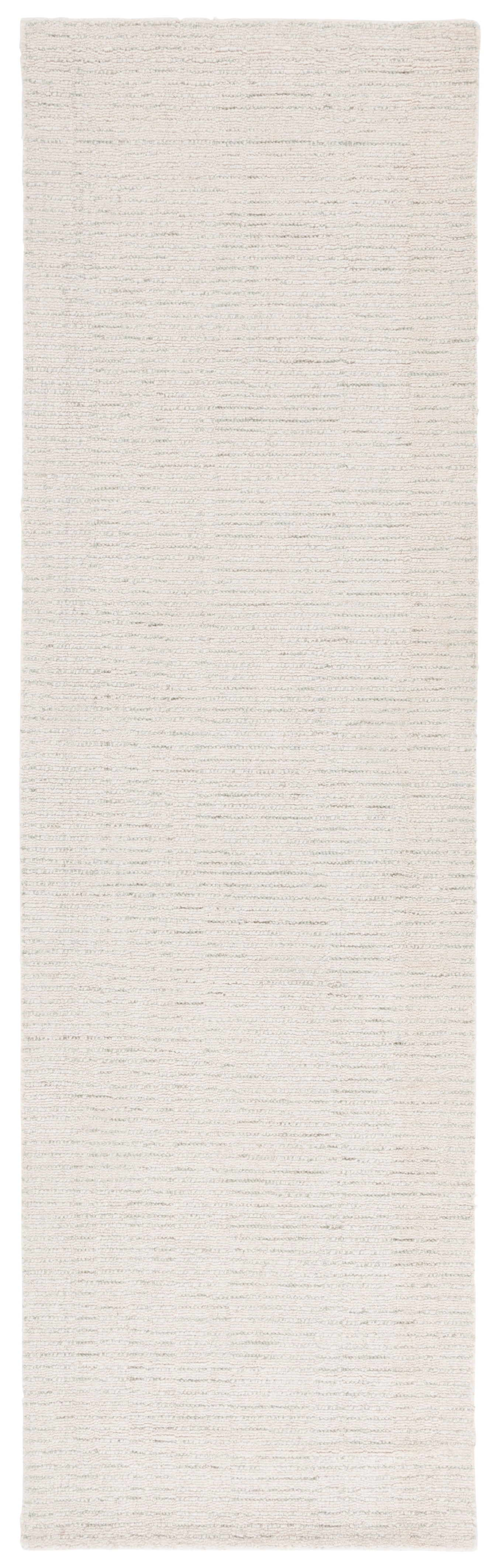 SAFAVIEH Abstract Emely Abstract Wool Runner Rug, Ivory/Sage, 2'3" x 8'