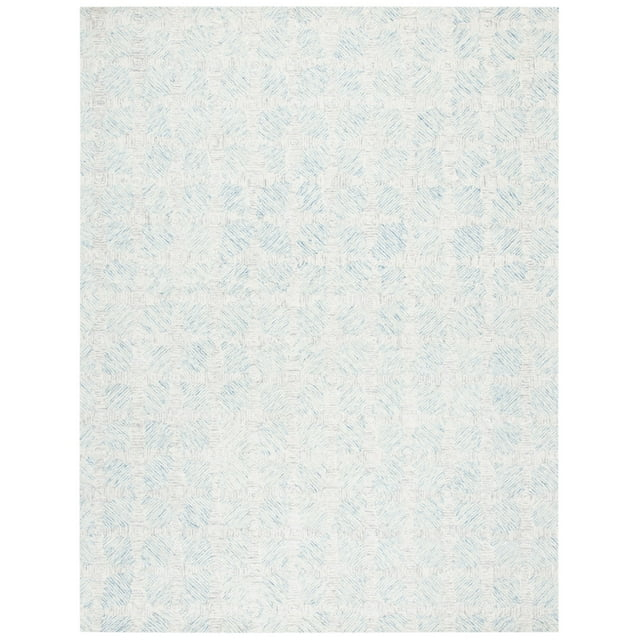 Safavieh  Handmade Abstract Stevana Modern Wool Rug 9' x 12' 9' x 12' Indoor, Handmade Living Room, Bedroom, Dining Room Rectangle