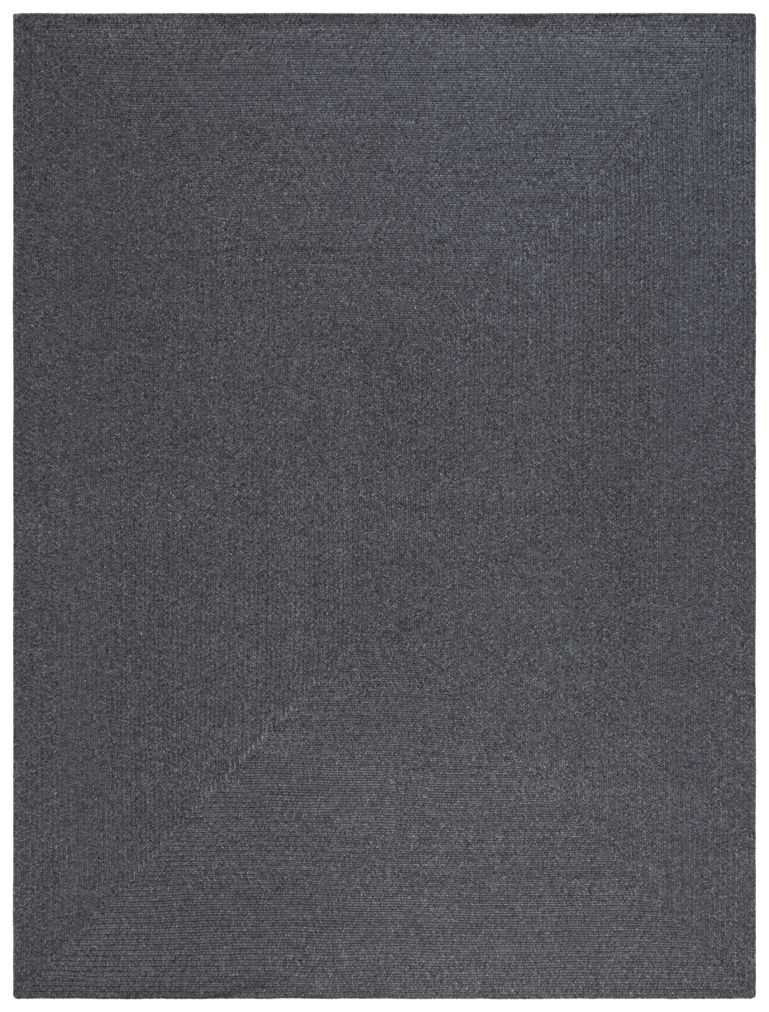 SAFAVIEH Alfombra Reversible Lavable a Máquina con Desgaste de Gino Trenzado, Negro, 10' x 14'