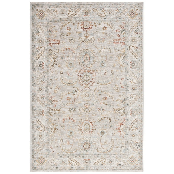 Hamilton HLT108 Power Loomed Area Rug - Gray/Gold - 5'3"x7'6" - Safavieh.
