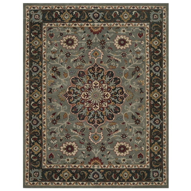 Safavieh  Handmade Heritage Chimere Traditional Wool Rug 4'  x  6' 4' x 6' Indoor,Handmade Living Room,Bedroom Rectangle