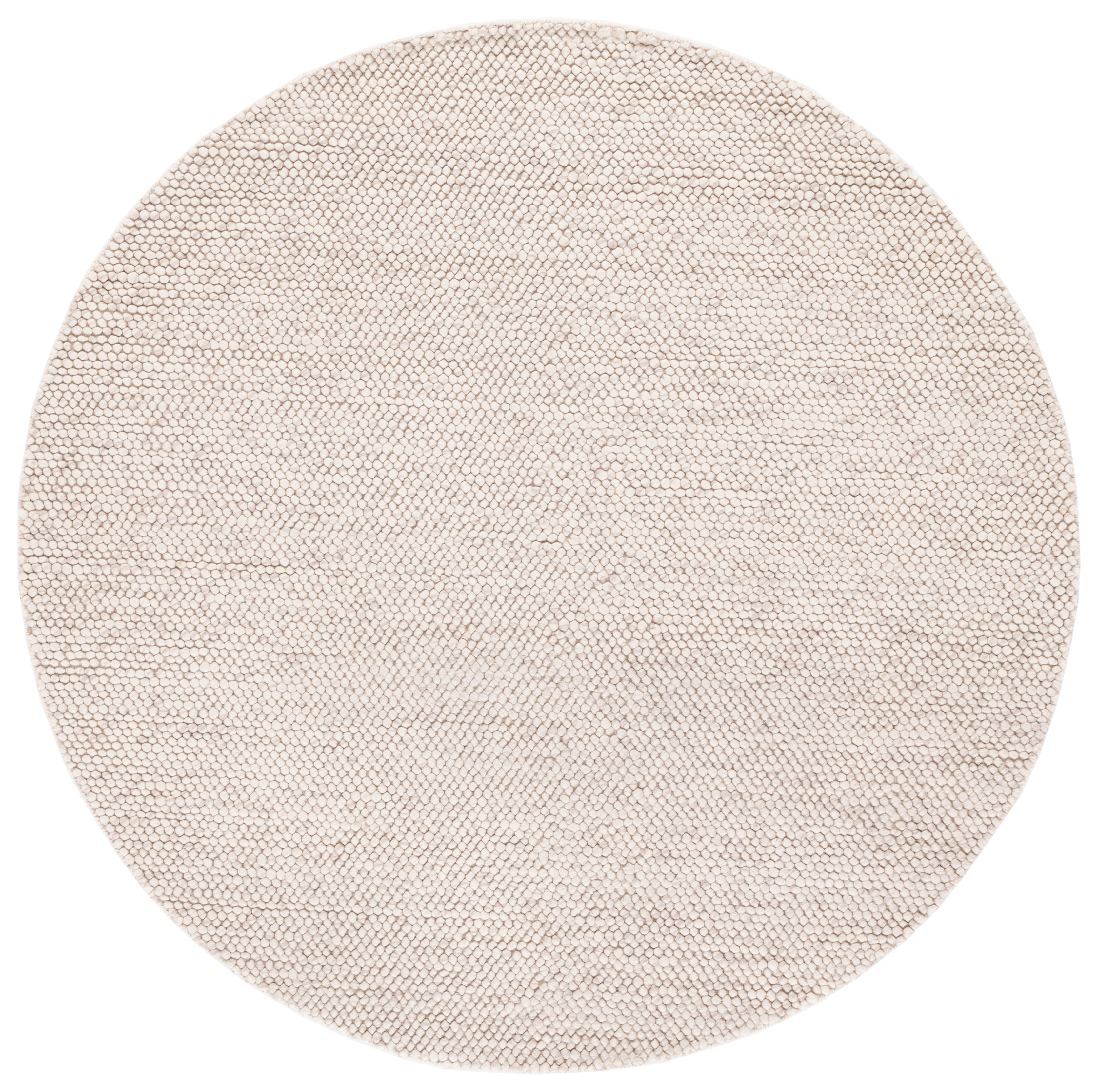 SAFAVIEH Natura Willoughby Distressed Area Rug, Beige/Ivory, 11' x 11' Round