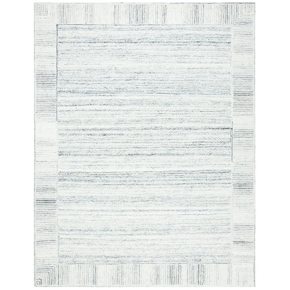SAFAVIEH Roslyn Dacre Abstract Area Rug, Grey/Ivory, 9' x 12'