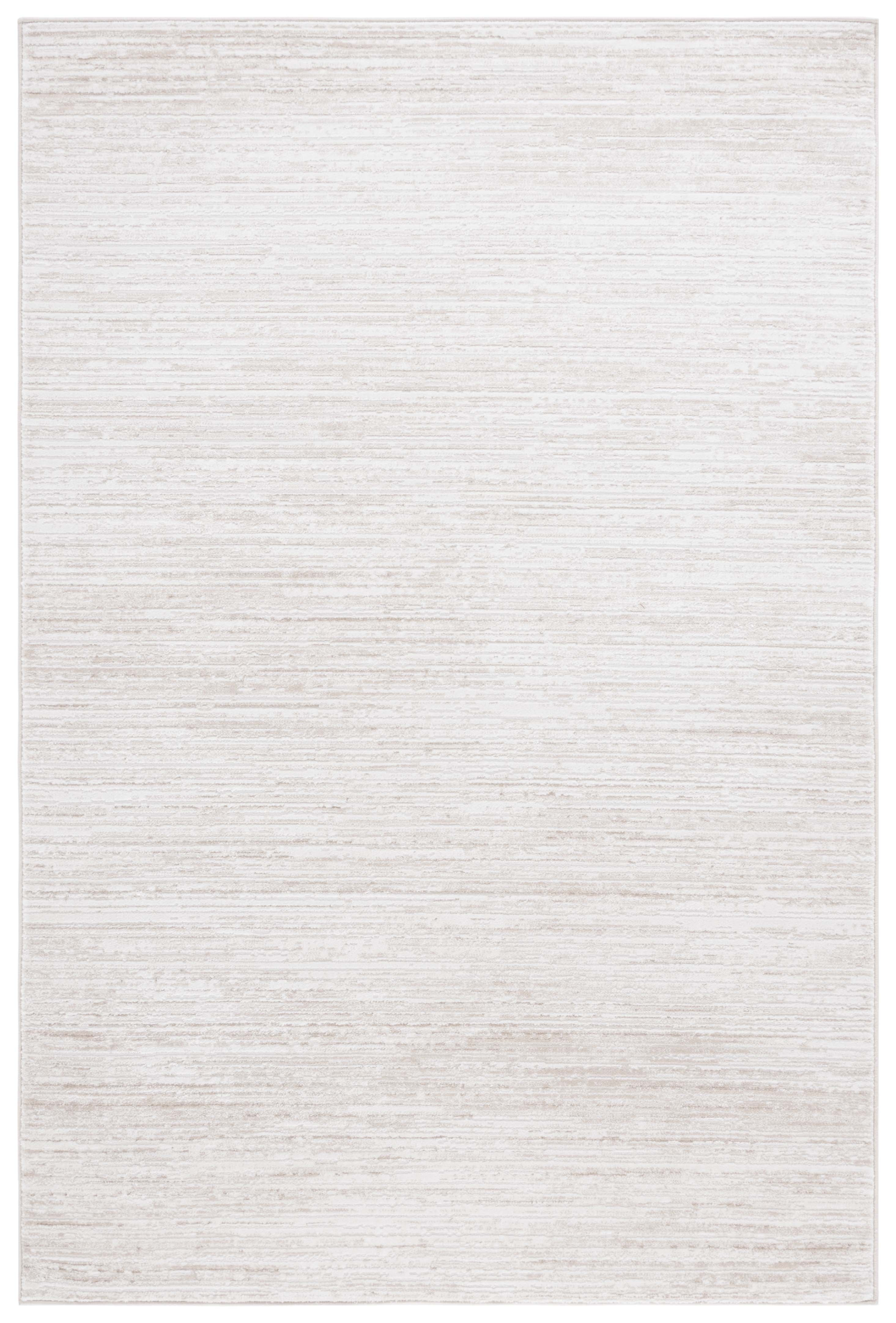 SAFAVIEH Hanna Trinity Striped Area Rug, Ivory/Beige, 5'3" x 7'6"