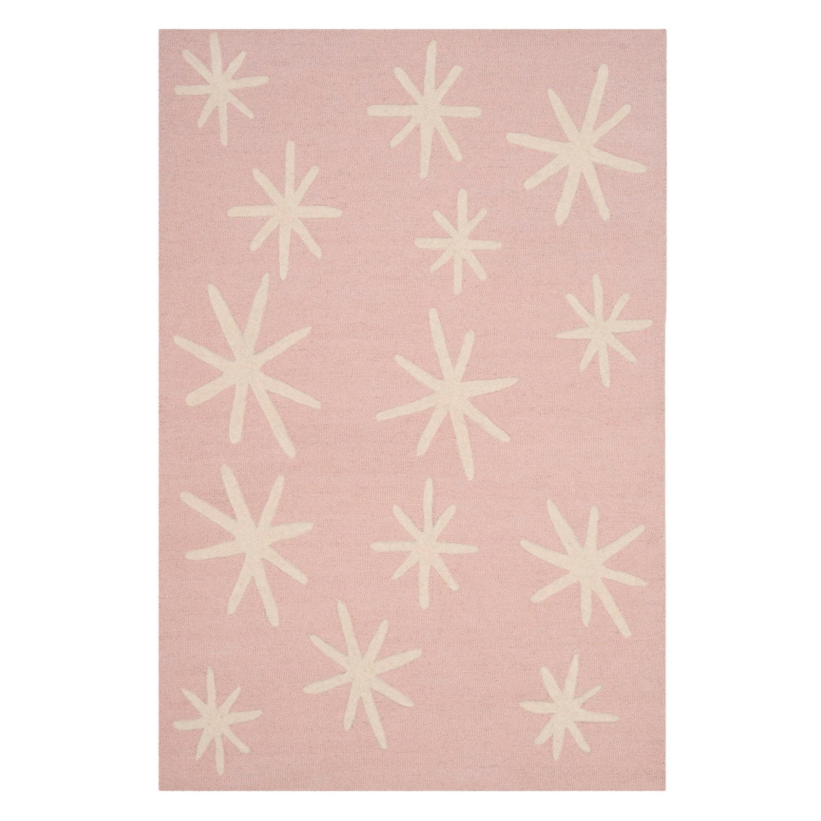 Safavieh Kids SFK908 Hand Tufted Area Rug - Pink/Ivory - 5' round - Safavieh.