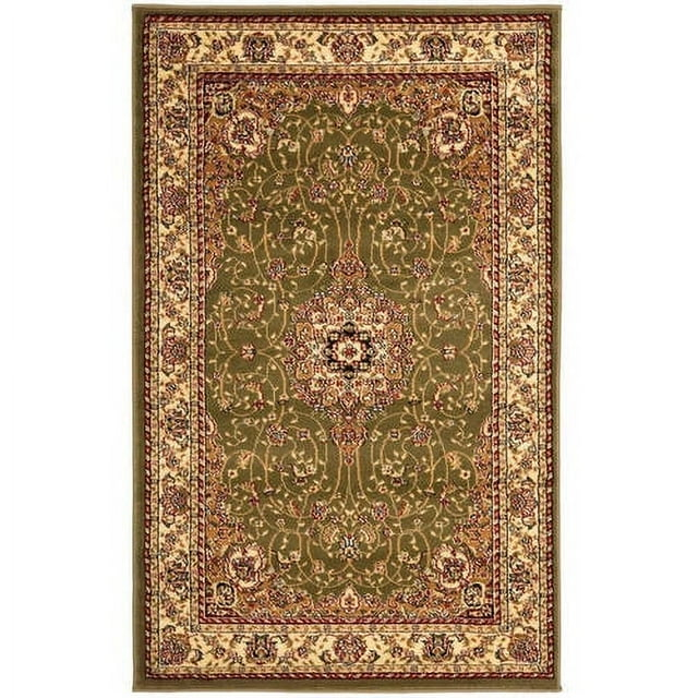 Lyndhurst LNH329 Power Loomed Area Rug - Sage/Ivory - 5'3"x7'6" - Safavieh.
