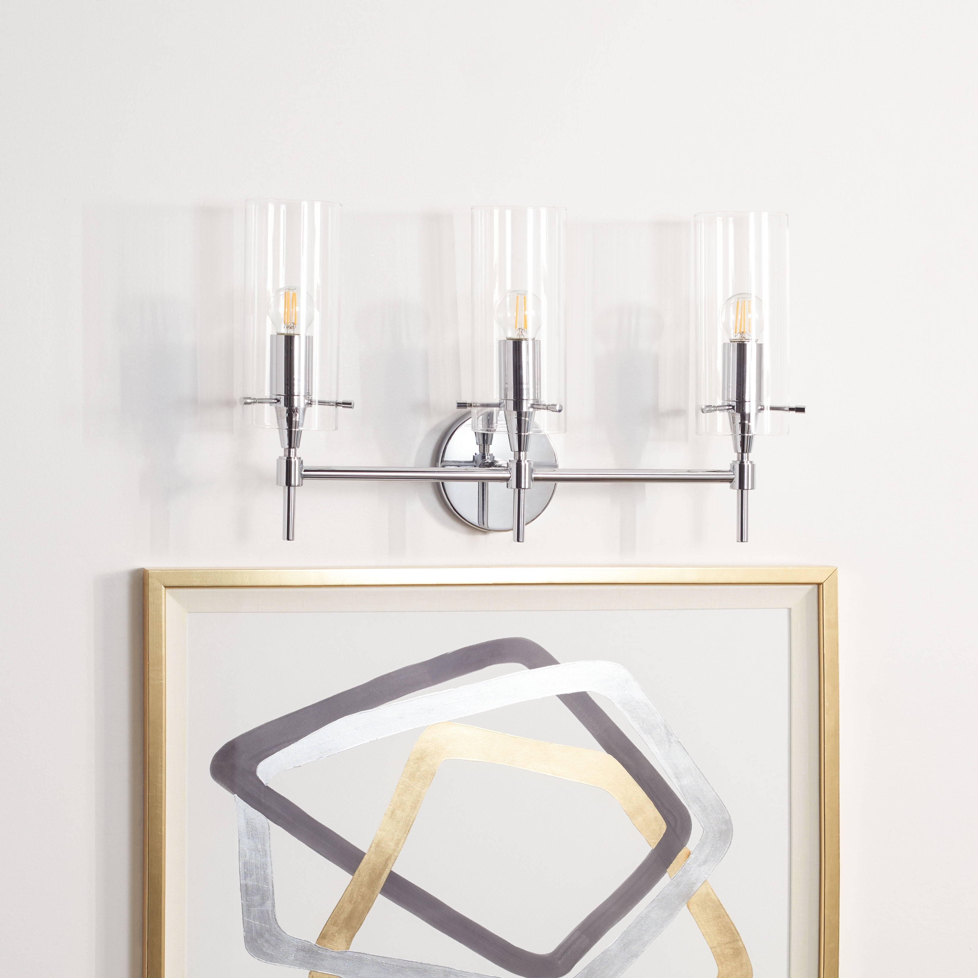 Norala Vanity Sconce - SCN5001 - Chrome - Safavieh